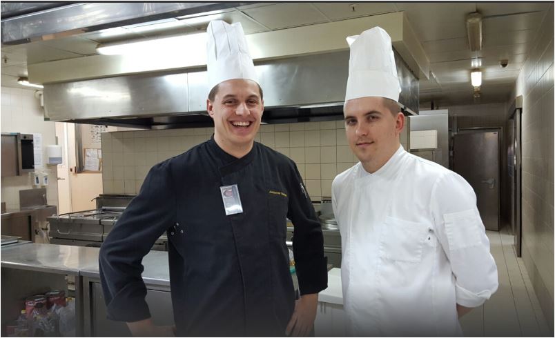Aleksandar i Momčilo Tomašević, šef smjene u kuhinji Splendida